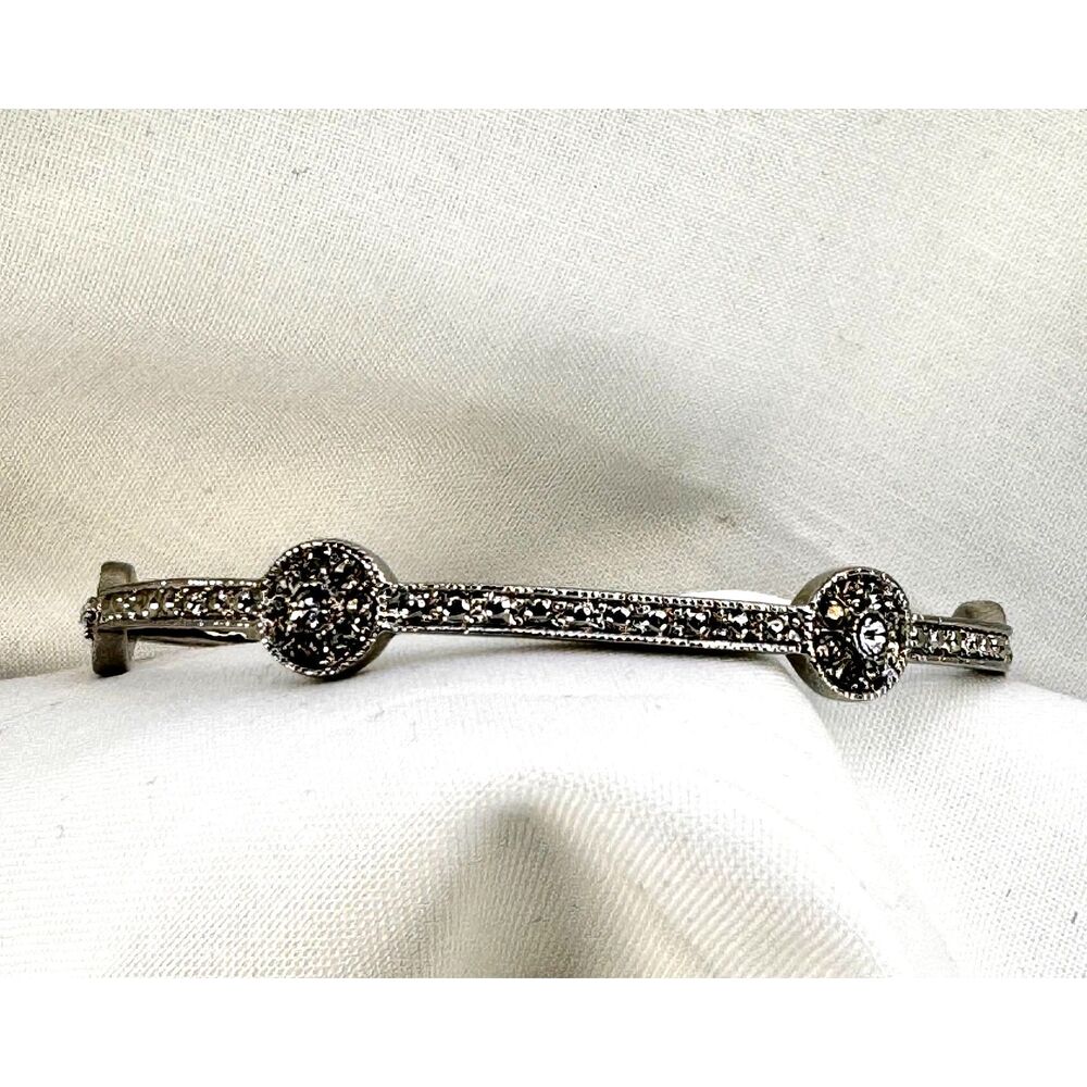 Vintage Stauer Rhodium Bangle - Picture 6 of 7